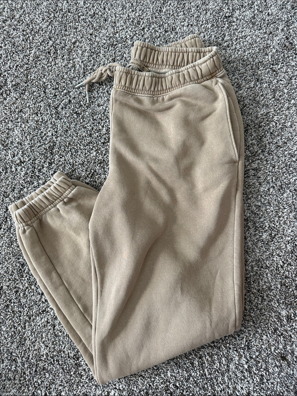Abercrombie & Fitch Tan Jogger Sweatpants